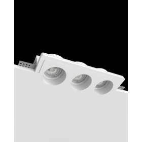 Точковий світильник Promin Trio M GU10/G5.3 3x10W IP20 Wh