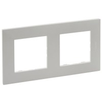 Рамка 2-постова Legrand Niloe Step перлинний (863692)