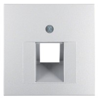 Накладка для розетки UAE, алюминий Berker B.3/B.7