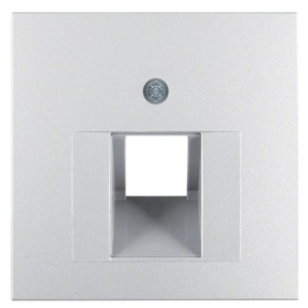 Накладка для розетки UAE, алюминий Berker B.3/B.7