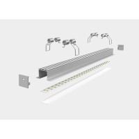 LED-профиль MLG врезной LT46251 с рассеивателем, 2 метра