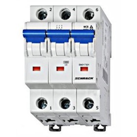 Автоматичний вимикач Schrack BM618363ME 6кА 63А 3P х-ка B ME