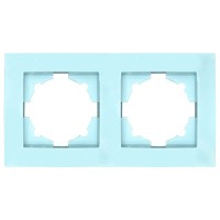 Рамка ELBI VEGA Colorline морская волна 2-на (510-011910-226)