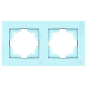 Рамка ELBI VEGA Colorline морська хвиля 2-на (510-011910-226)