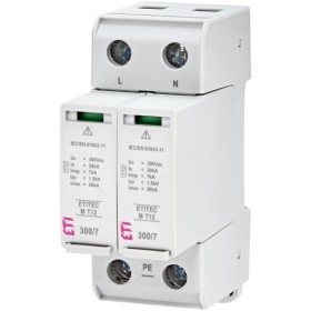 Ограничитель перенапряжения ETI 002440502 ETITEC M T12 300/7 (2+0 2p TNC-S)