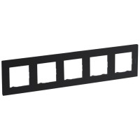 Рамка 5-постовая Legrand Niloe Step антрацит (863795)