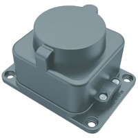 Настінний роз'єм Bemis BK1-1402-3511 1х16А каучуковий IP54 (6.1.92743)