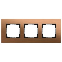 Рамка трехместная Gira Esprit бронза (021338)