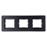 Рамка Nilson Selene антрацит 3-на ( 23362593 )