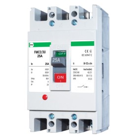 Корпусный автоматический выключатель Promfactor FMC2/3U 3P 25A 35кА 8-12In (FMC23U0025)