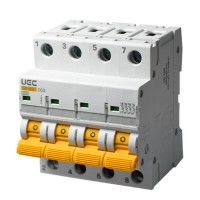 Автоматичний вимикач UEC SB-M8 4P 63A C 4,5кA (MCB45-4-063-C)