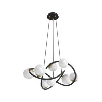 Люстра Zuma Line MD4922-8-EBGN Nisyro G9 8x3.5W IP20 Черная