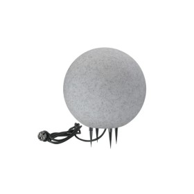 Вуличний садовий світильник куля Goldlux 330345 Argento 30 E27 1x25W IP65 Сірий