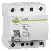 ПЗВ NOARK Ex9L-N 4P 25A 6кА 300мА AC (108339)