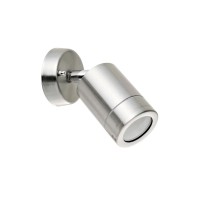 Світильник поворотний, спот Goldlux 208842 Olimp GU10 1x8W IP44 сріблястий