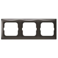 Тримісна рамка ABB Basic 55 2CKA001725A1508 2513-95-507 (чорний шато)