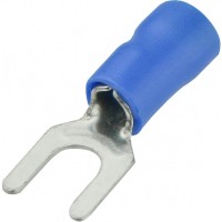Вилочный наконечник Аско-Укрем SV 2-5 изолированный синий 100шт (A0060040009)