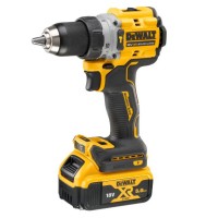 Ударная дрель-шуруповерт бесщеточная DeWALT DCD805P2T XR Li-Ion 18В 5Ач 90Нм патрон 13мм