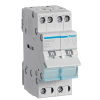 Перемикач Hager SFB225 I-0-II 2P 25А/230В 2м