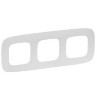 Рамка тримісна Legrand Valena Allure перли