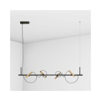 Подвесной светильник, люстра Imperium Light 7664130.05.12.92 Odem LED 4x6W 4000К IP20 золотой