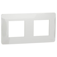 Двопостова рамка Schneider Electric NU200418 (біла)