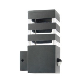 Вуличний світильник з датчиком руху Goldlux 3317667 Teksas E27 1x12W IP44 GR