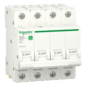 Автоматический выключатель Schneider Electric R9F02425 RESI9 6кА 4P 25A В