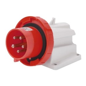 Стаціонарна вилка 90° GEWISS IP67 3P+N+E 16A 400В (GW60431)