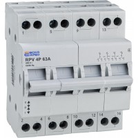 Выключатель-разъединитель Аско-Укрем (І-0-ІІ) RPV 4P 63A (A0010220013)