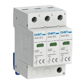Пристрій захисту від перенапруг Chint NU6-IIG 40kA/440В 3P (252542)