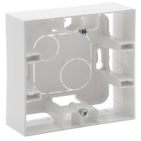 Підрозетник для зовнішнього монтажу Legrand Niloe Step 1-постовий білий (863197)