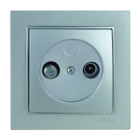 Розетка Nilson Thor срібло 1-на TV-SAT кінцева ( 27131037 )