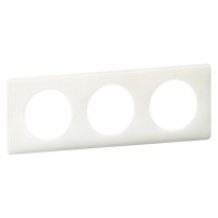 Рамка тримісна Legrand Celiane білий глянець