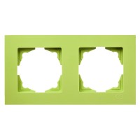 Рамка 2-местная Gunsan Eqona фисташковая