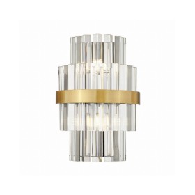 Бра, настінний світильник Zuma Line W0567-02A-B52G Constantinople G9 2x28W IP20 Brass