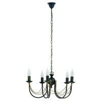 Люстра Nowodvorski 205 Ares E14 5x10W IP20 чорна