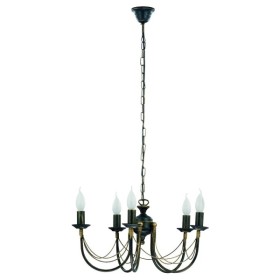 Люстра Nowodvorski 205 Ares E14 5x10W IP20 чорна