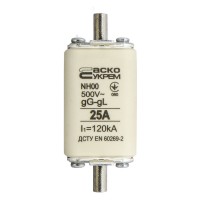 Предохранитель Аско-Укрем NH00 25A gG (A0050010009)