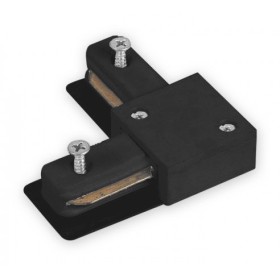 Посилений кутовий конектор Feron 6588 LD1101 для однофазного шинопроводу (чорний)