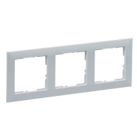 Рамка 3-постовая Legrand SUNO (алюминий) 721513