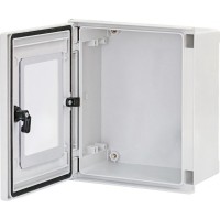 Поліестерова шафа ETI EPC-W 30-25-14 IP66 1 замок з вікном (1102608)