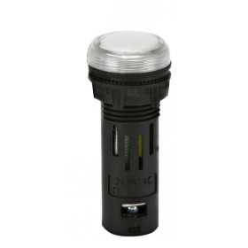 Сигнальна лампа LED ETI ECLI-16-240A-W 240В AC Ø16мм біла матова (4771611)