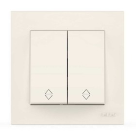 Вимикач EL-BI VEGA білий 2-кл прохідний ( 510-010200-211 )