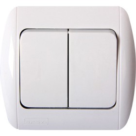 Двухклавишный выключатель E.Next e.install.stand.812 (s035023)