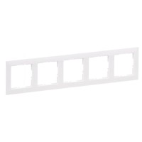 Рамка 5-постова Legrand SUNO (білий) 721505