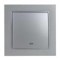 Вимикач Nilson Thor срібло 1кл проміжний ( 27131010 )