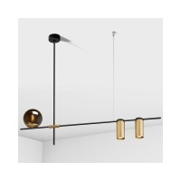 Люстра над столом, барною стійкою Imperium Light 375390.05.12.69 Jenny E14+GU10 3x50+40W IP20 Чорна