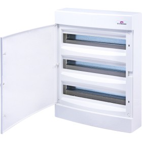 Зовнішній модульний щит ETI 001101041 ECT 3x18PO 54 М з білими дверцятами