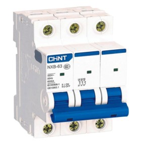 Модульный автоматический выключатель Chint NXB-63 3P B32 6кА (814199)